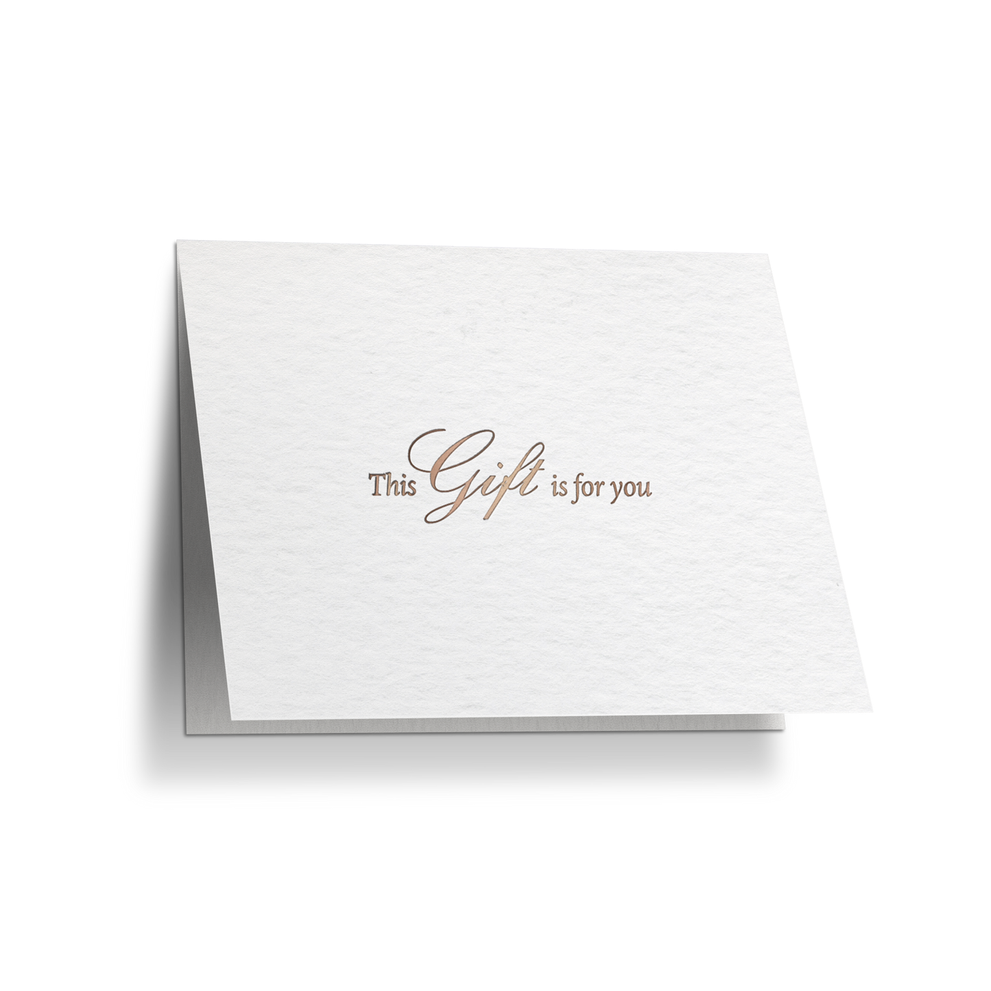 "This Gift Is for You" Luxury Magic Card