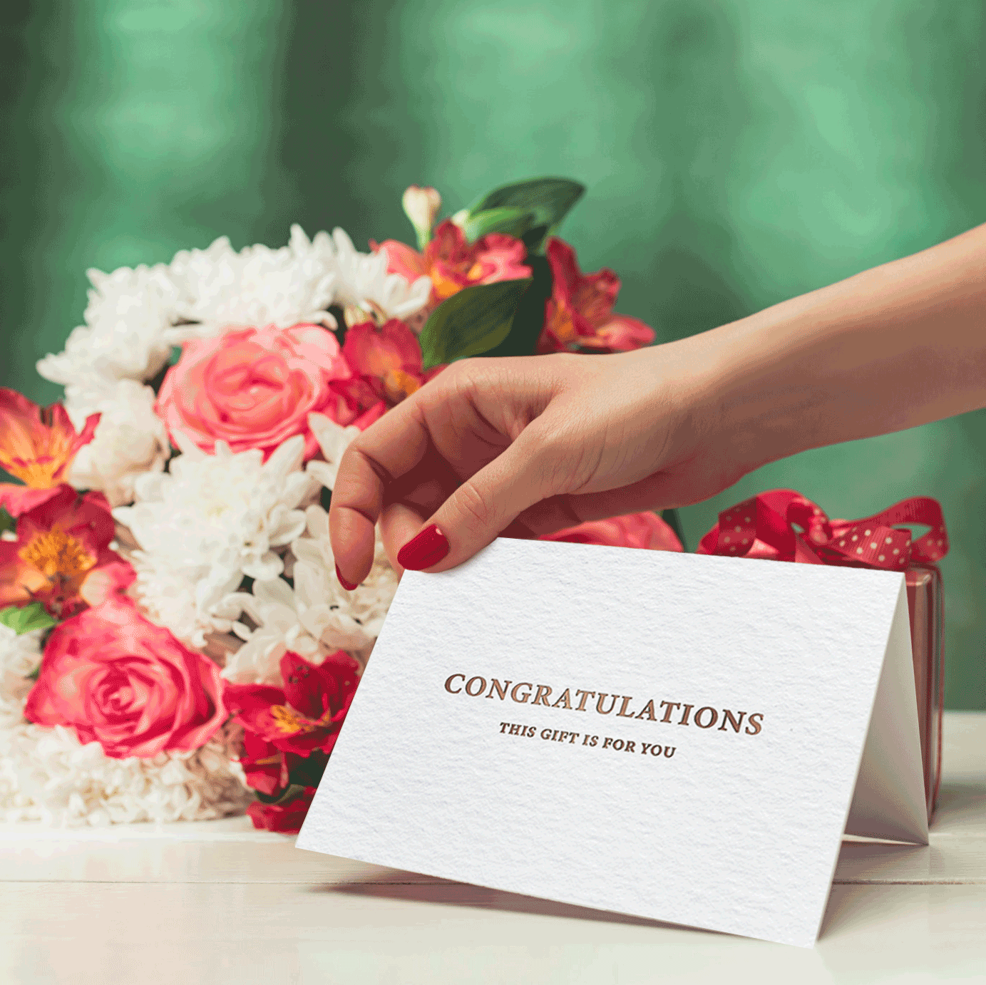 Congratulations Luxury Magic Card, Perfect Gift for Baby Showers, Congratulating Job Promotions and More