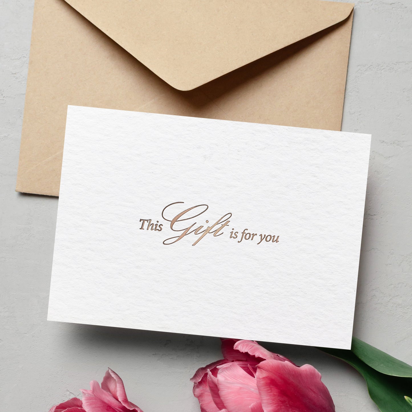 "This Gift Is for You" Luxury Magic Card