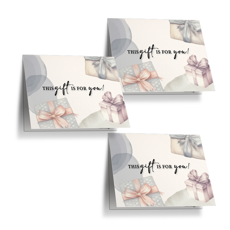 "This Gift Is for You" Magic Cards (Set of 3)