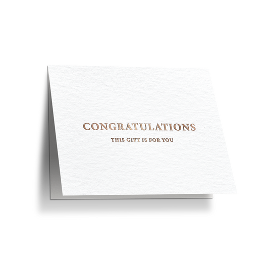 "Congratulations" Luxury Magic Card