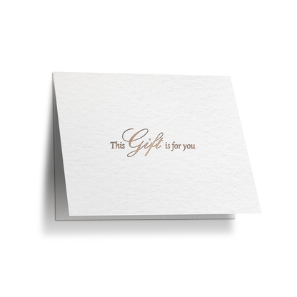 "This Gift Is for You" Luxury Magic Card