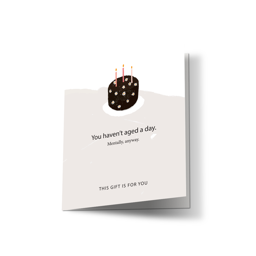 You Haven't Aged A Day Magic Card | Funny Birthday Greeting Card | Meme Greeting Card for Birthdays