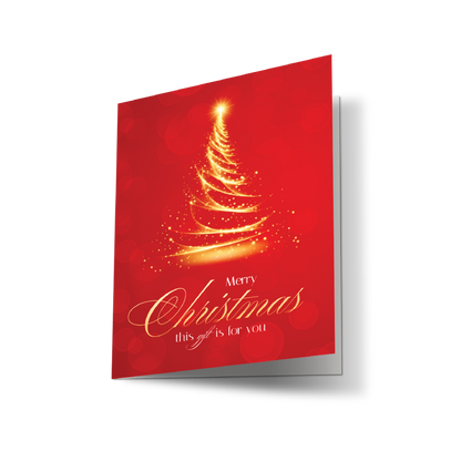 "Merry Christmas" with Christmas Tree Magic Card (Limited Edition)