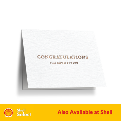 "Congratulations" Luxury Magic Card