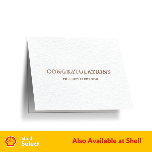 "Congratulations" Luxury Magic Card