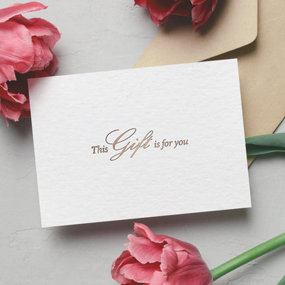 "This Gift Is for You" Luxury Magic Card