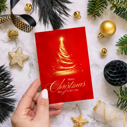 "Merry Christmas" with Christmas Tree Magic Card (Limited Edition)