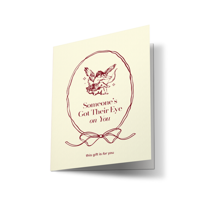 Romantic Cupid-style Valentine's Day Greeting Card with On-Demand Gifting System