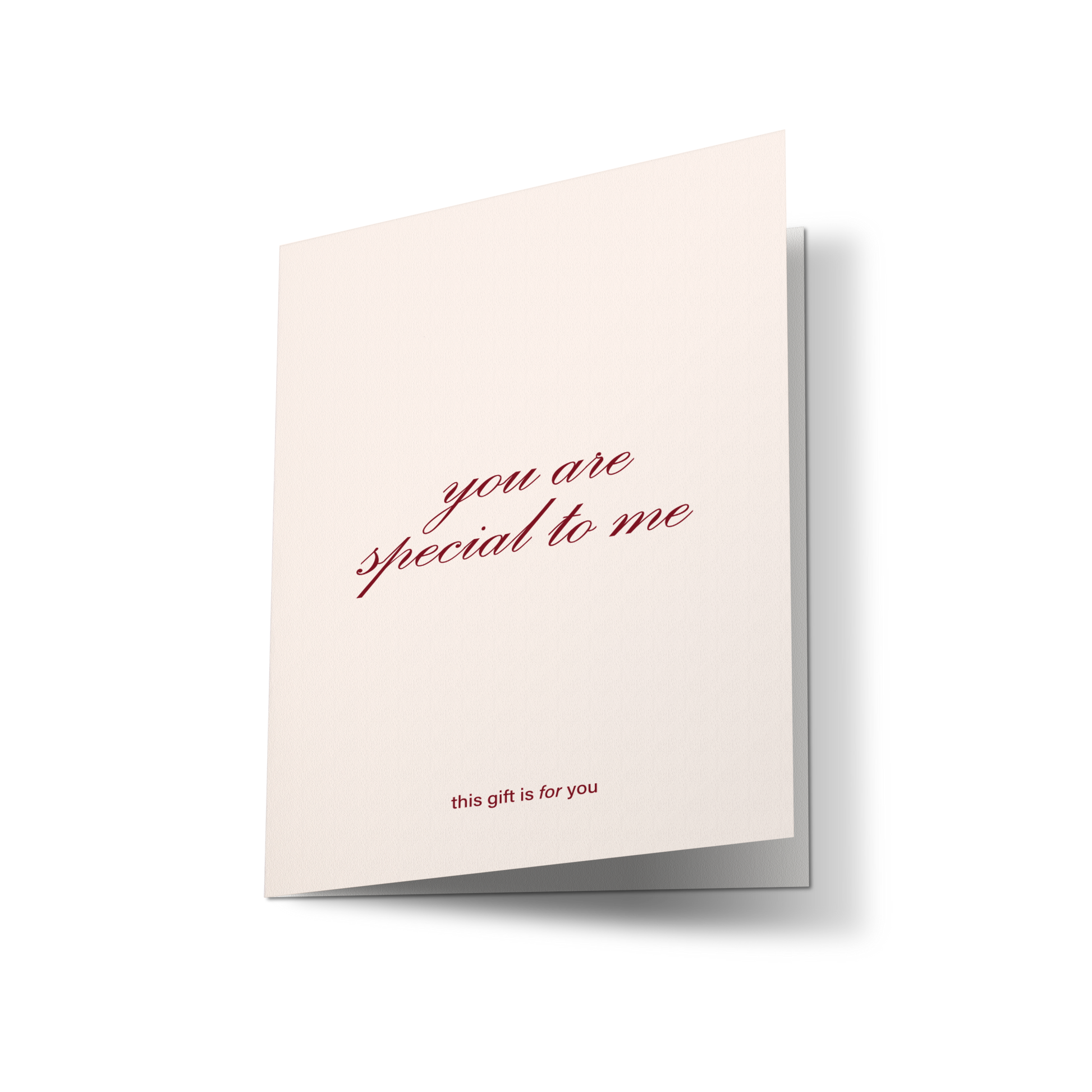 'You Are Special to Me' Romantic Valentine's Day or Anniversary Greeting Card That Turns into a Thousand Gifts
